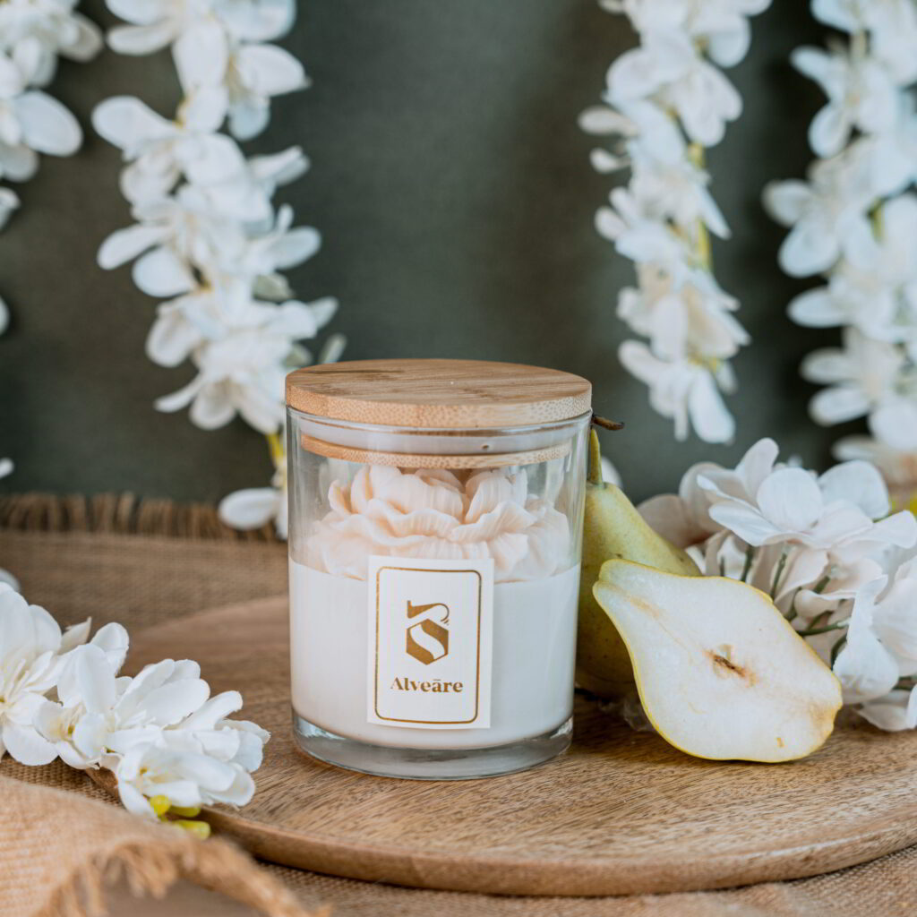 Αρωματικό Κερί Με Λουλούδι - Divine Angel