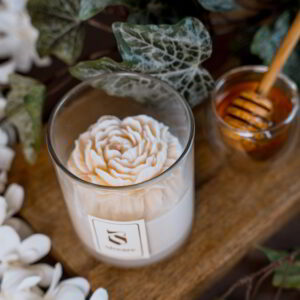 Αρωματικό Κερί με Λουλούδι - Enchantment