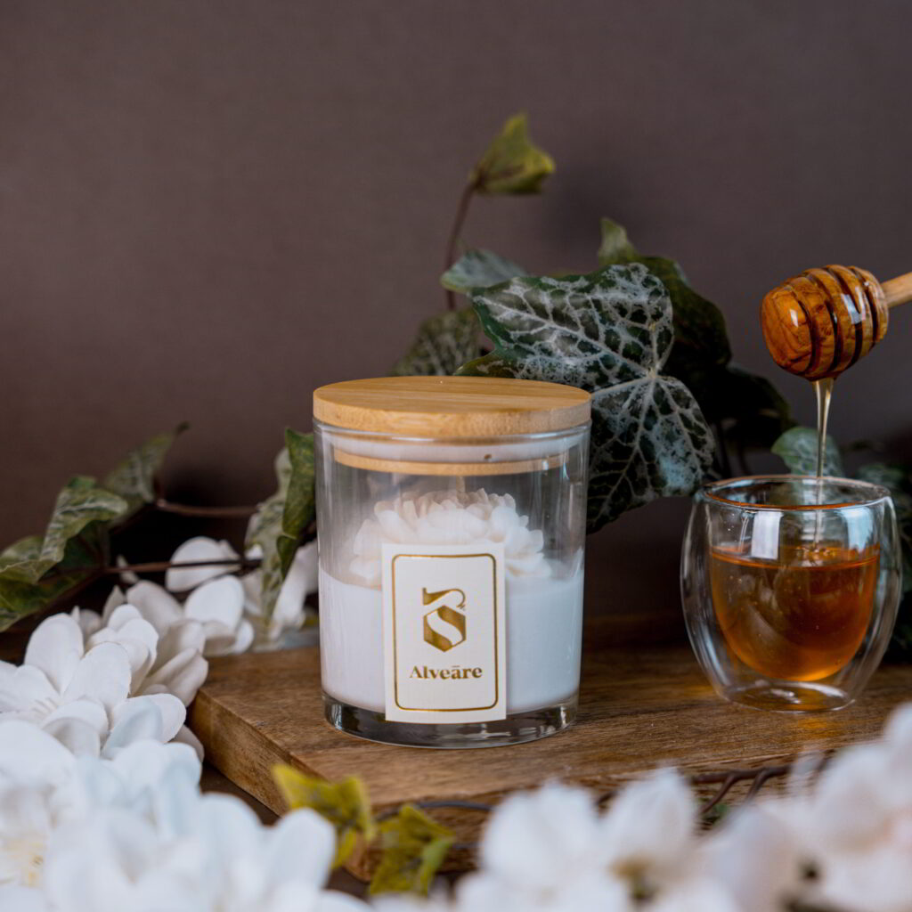 Αρωματικό Κερί με Λουλούδι - Enchantment