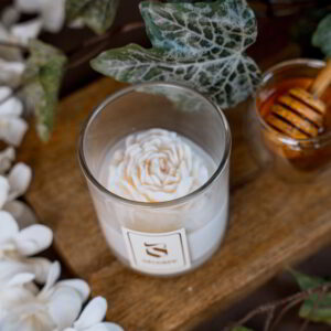 Αρωματικό Κερί με Λουλούδι - Enchantment
