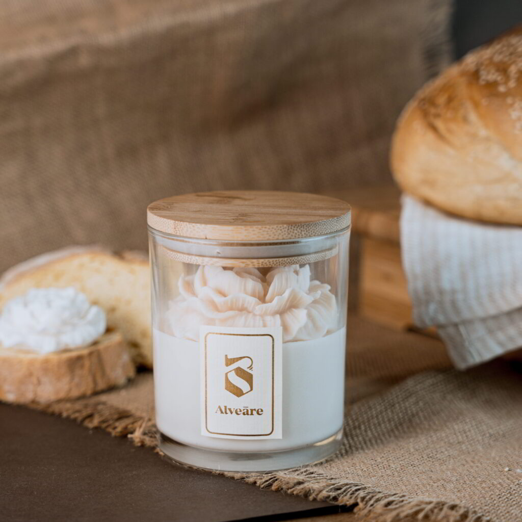 Αρωματικό Κερί με Λουλούδι - Nanny D