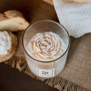 Αρωματικό Κερί με Λουλούδι - Nanny D